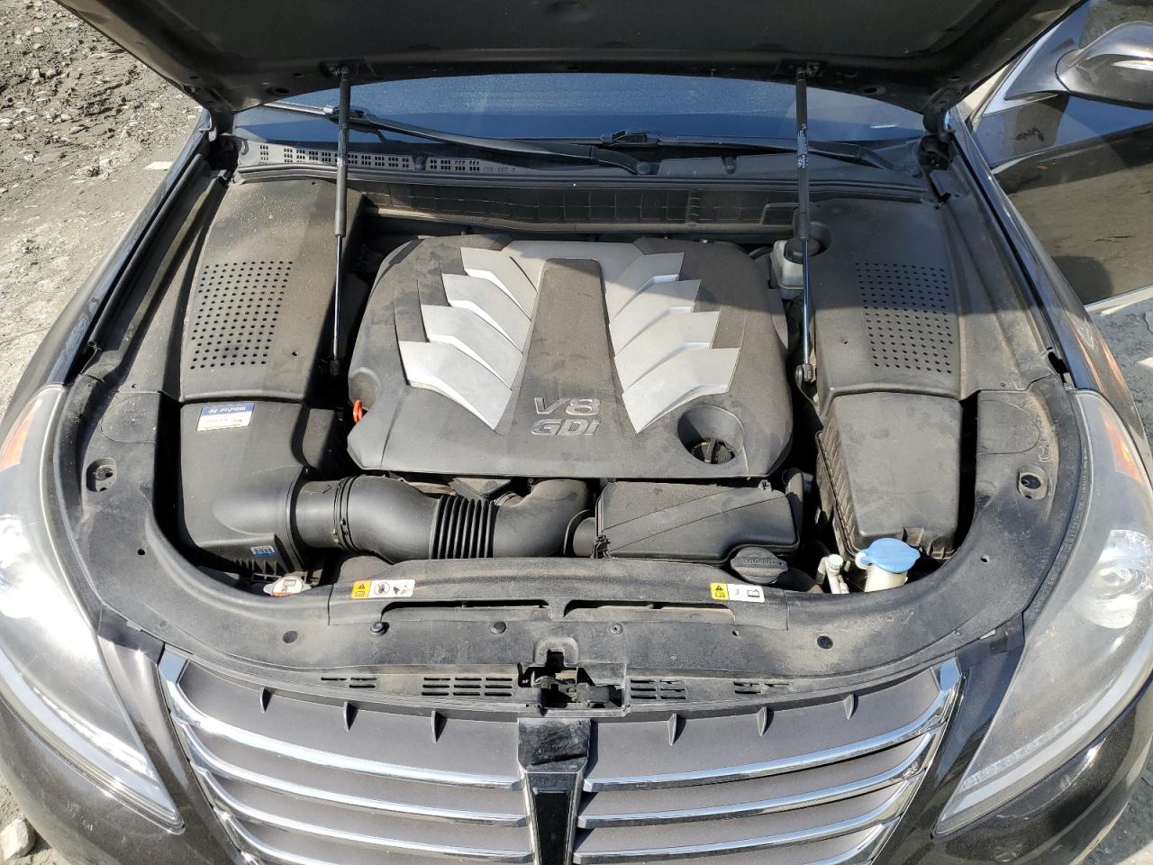 2015 Hyundai Equus VIN KMHGH4JH0FU094641 Copart auction photo, rear end damage thumbnail 11