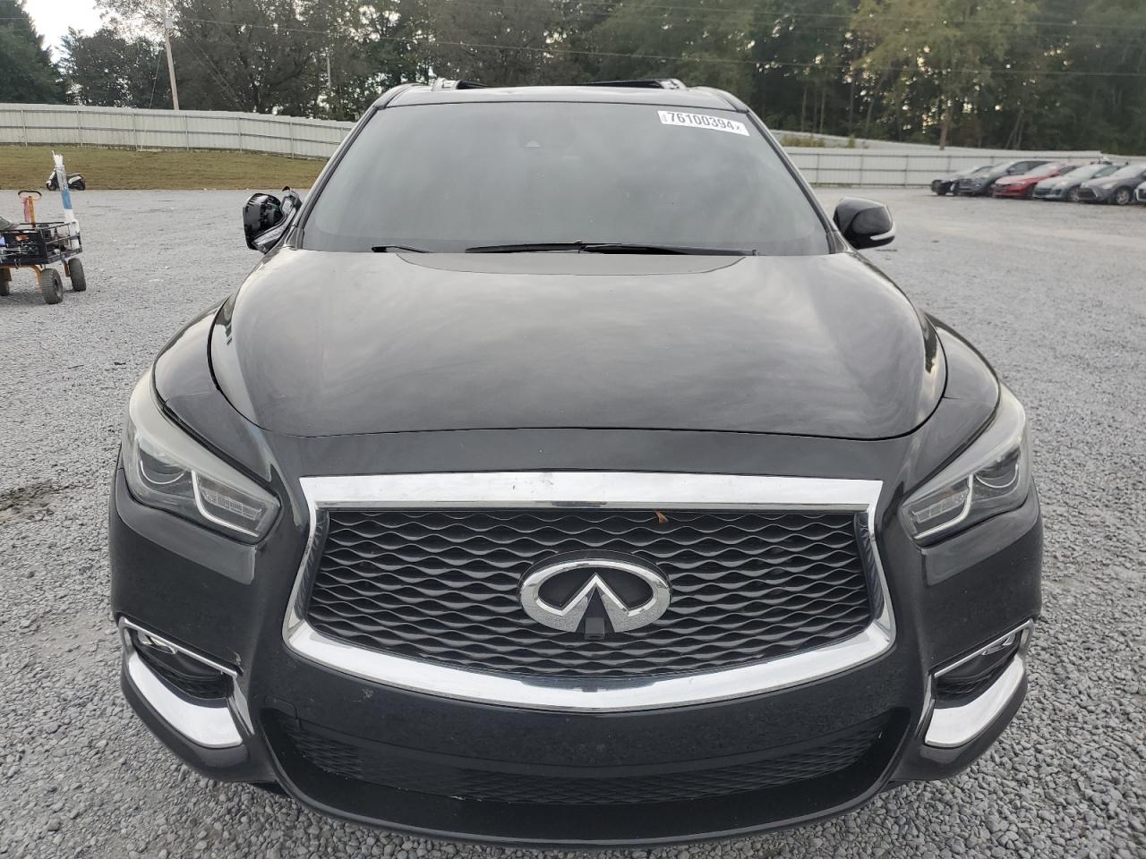 2020 Infiniti QX60 VIN 5N1DL0MM2LC521743 Copart auction photo, top/roof damage thumbnail 5