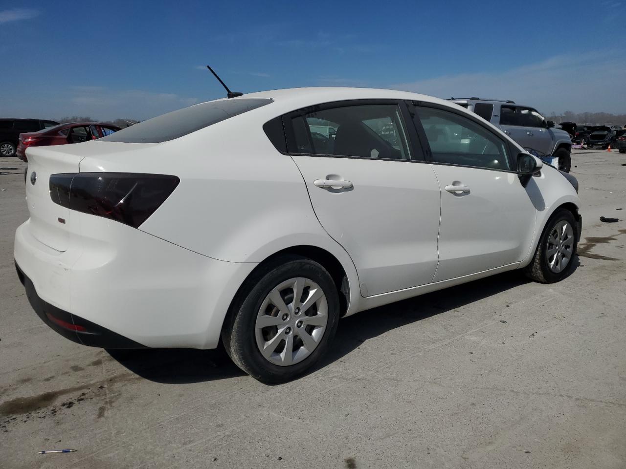 2013 KIA Rio VIN KNADM4A3XD6258368 Copart auction photo, front end damage thumbnail 3