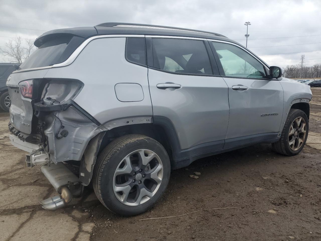 2018 Jeep Compass VIN 3C4NJDCBXJT415628 Copart auction photo, rear end / front end damage thumbnail 3