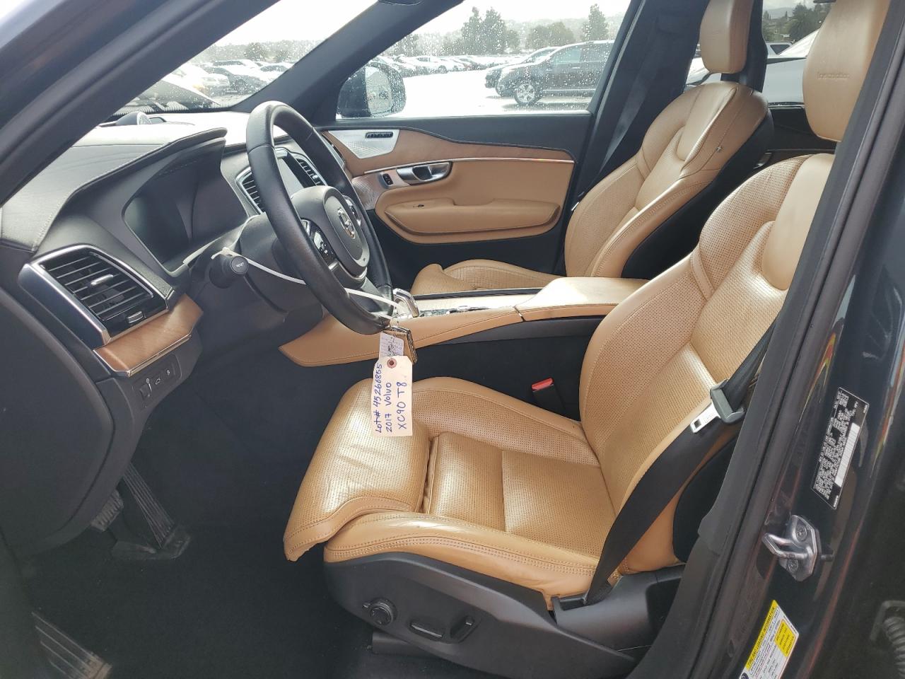 2017 Volvo XC90 VIN YV4BC0PL3H1171330 Copart auction photo, rear end / side damage thumbnail 7
