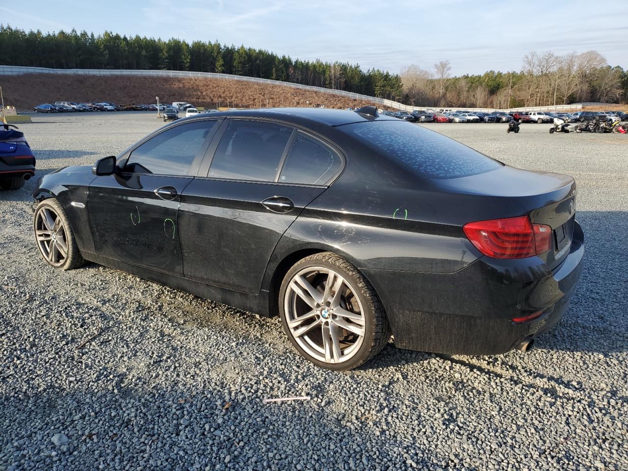 2015 BMW 5er VIN WBA5B1C50FD918875 Copart auction photo, front end damage thumbnail 2