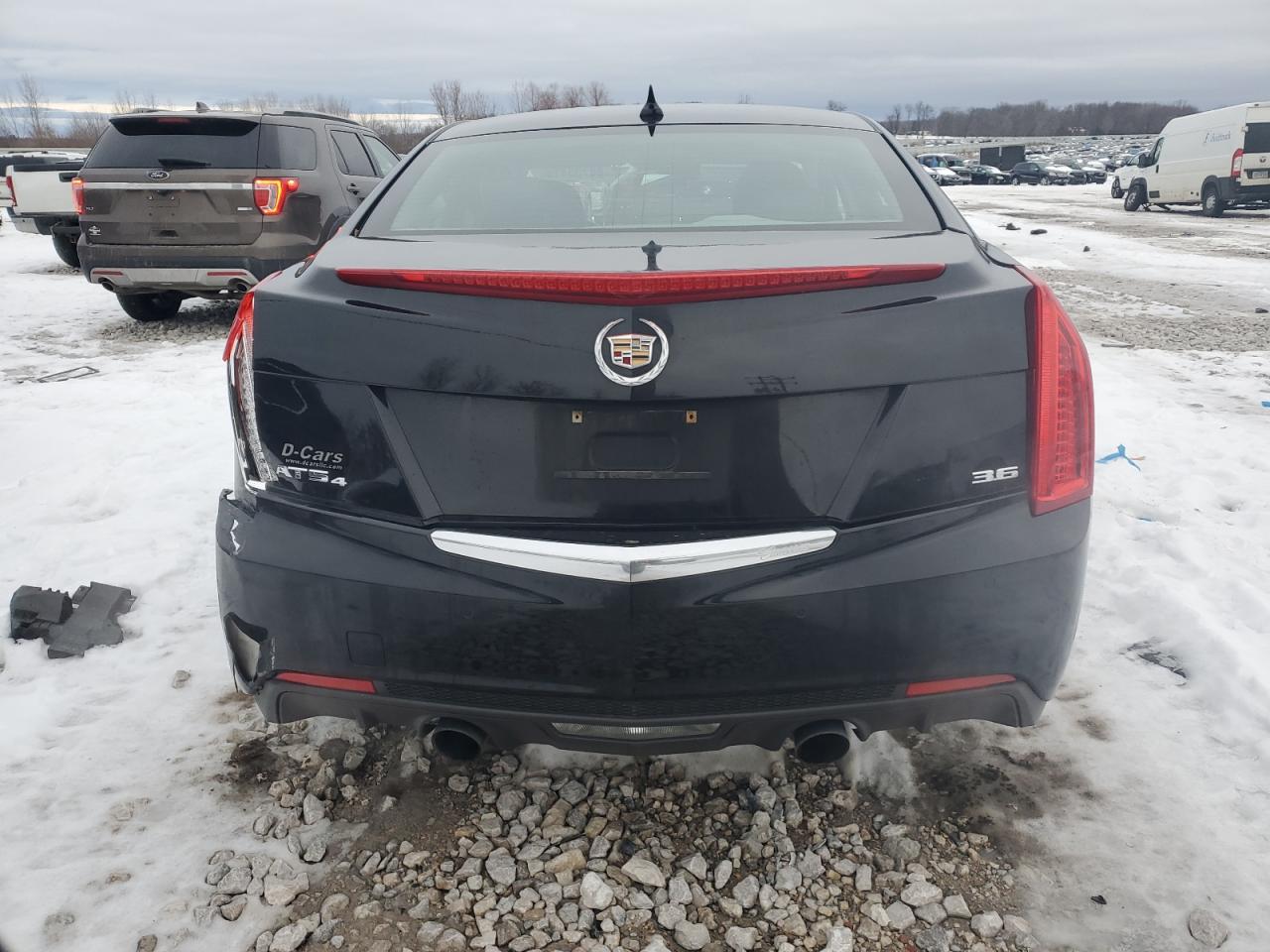 2014 Cadillac ATS VIN 1G6AL5S31E0166912 Copart auction photo, rear end damage thumbnail 6