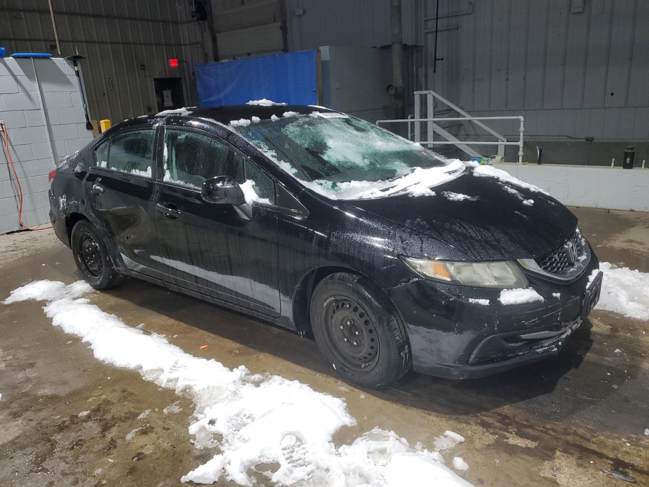 2013 Honda Civic VIN 2HGFB2F52DH565081 Copart auction photo, side / minor dent/scratches damage thumbnail 4