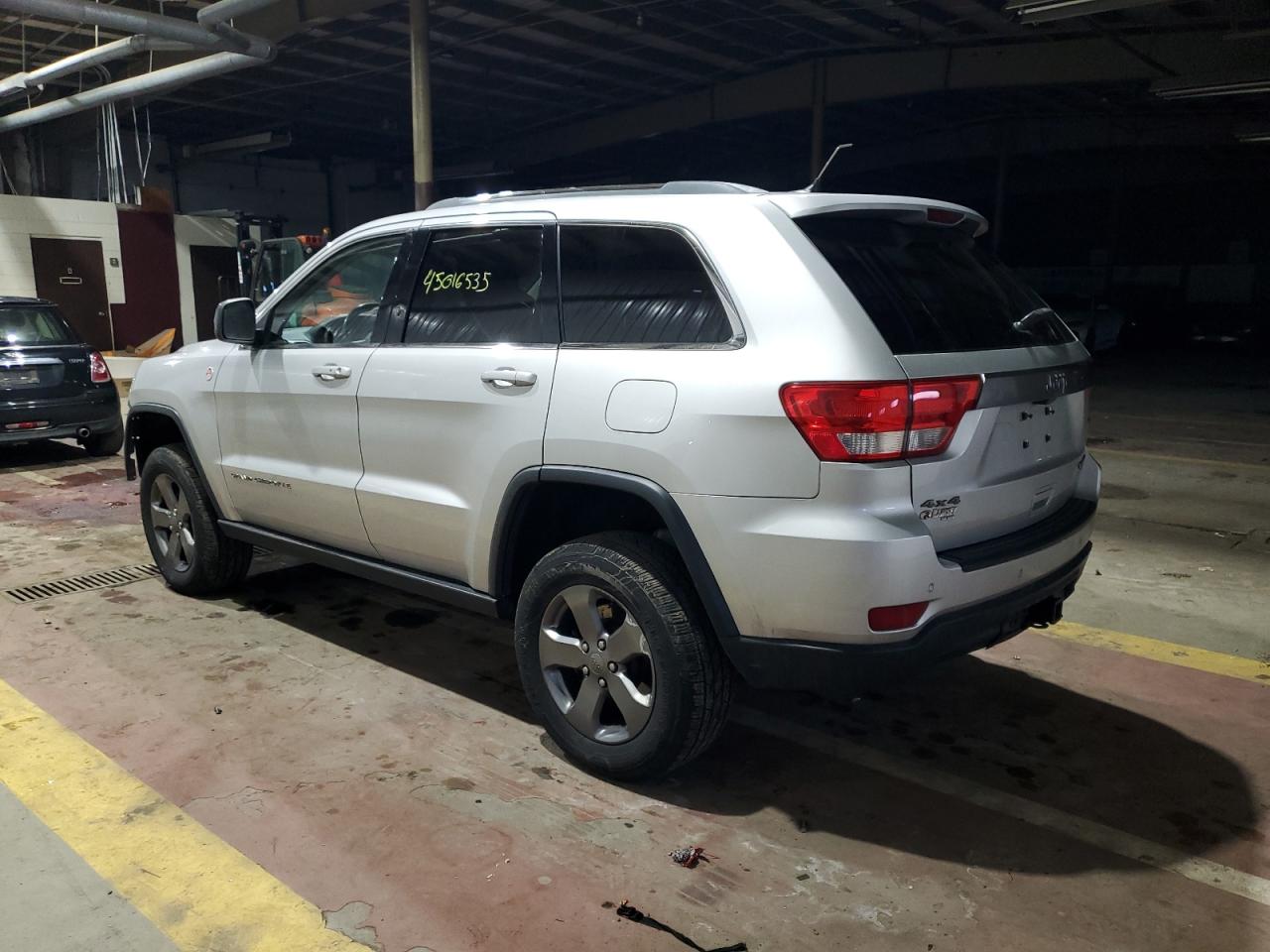 2013 Jeep Grand Cherokee VIN 1C4RJFAG8DC602927 Copart auction photo, front end / side damage thumbnail 2