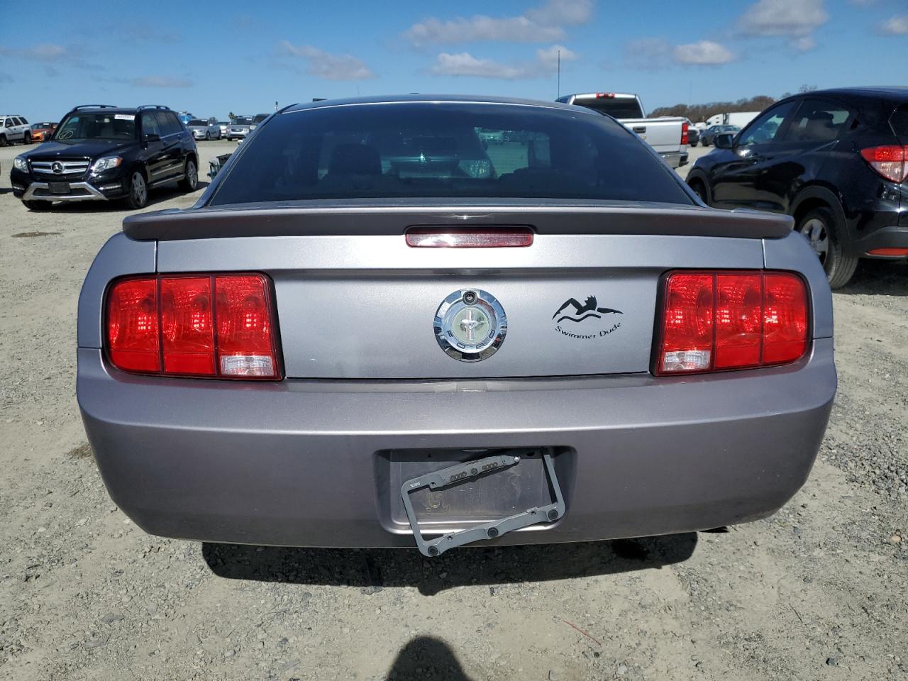 2007 Ford Mustang VIN 1ZVFT80N875218645 Copart auction photo, front end / side damage thumbnail 6