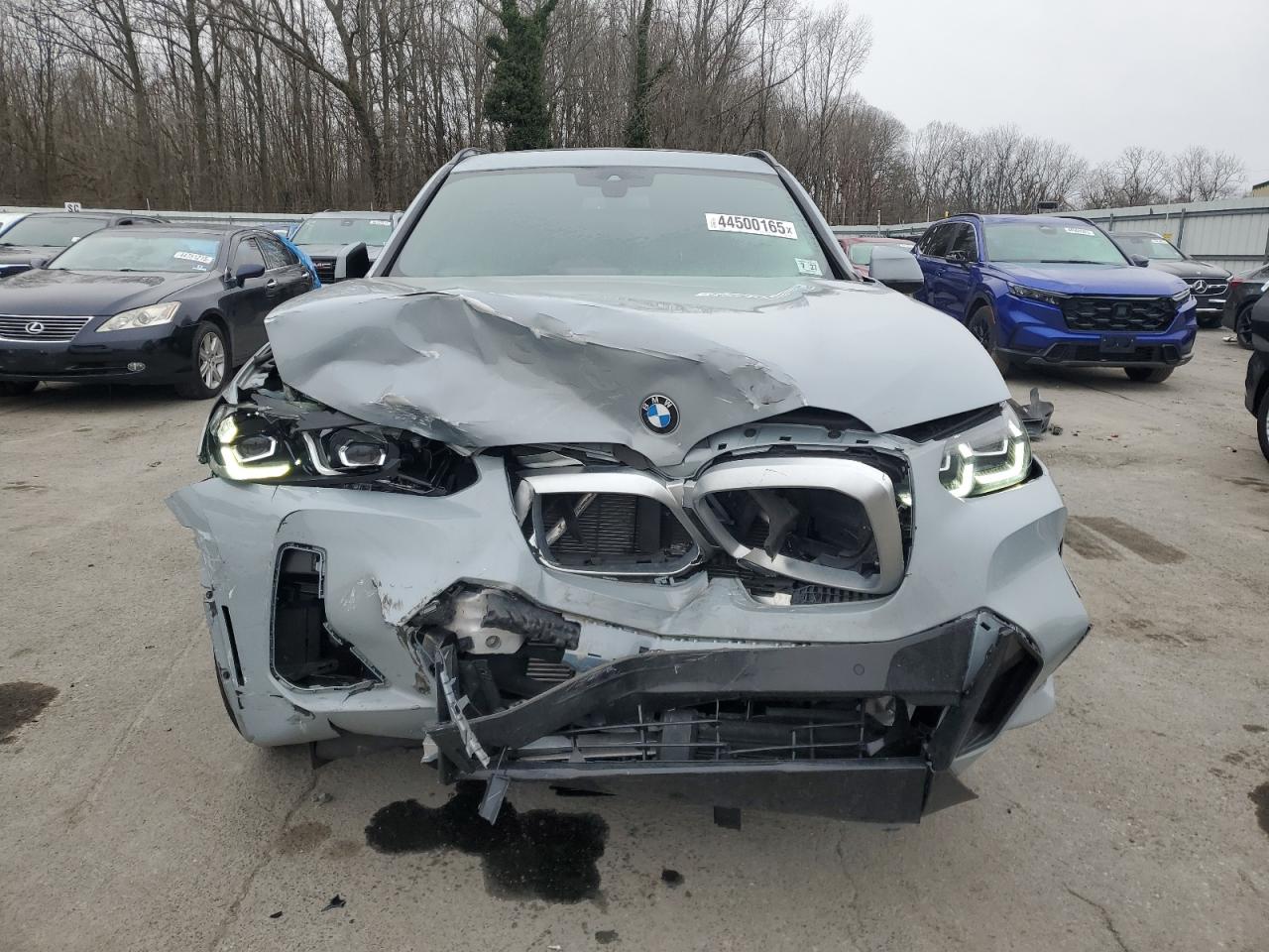 2022 BMW X3 VIN 5UX53DP08N9N17249 Copart auction photo, front end damage thumbnail 5