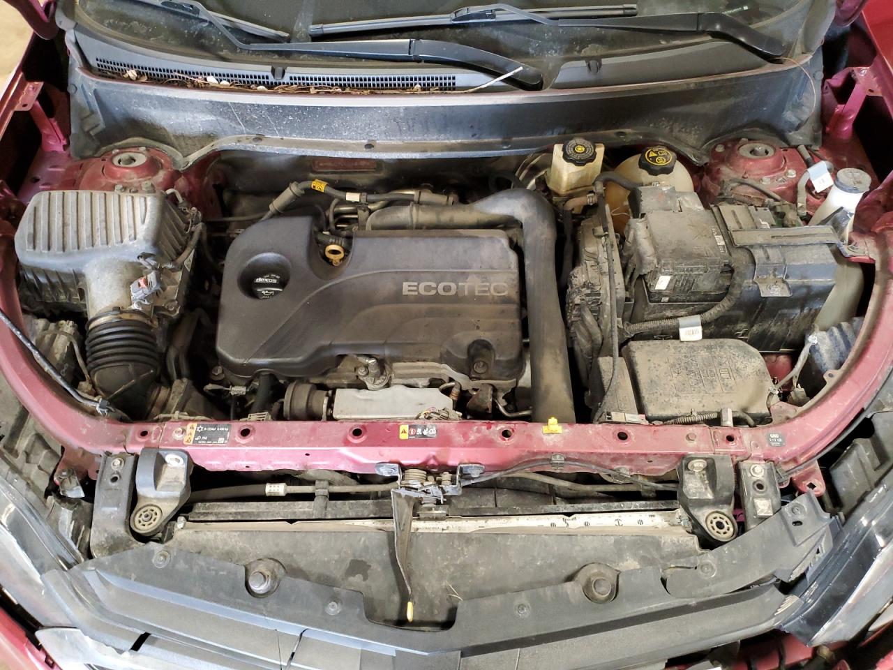 2018 Chevrolet Equinox VIN 3GNAXJEV8JL375379 Copart auction photo, front end / side damage thumbnail 12