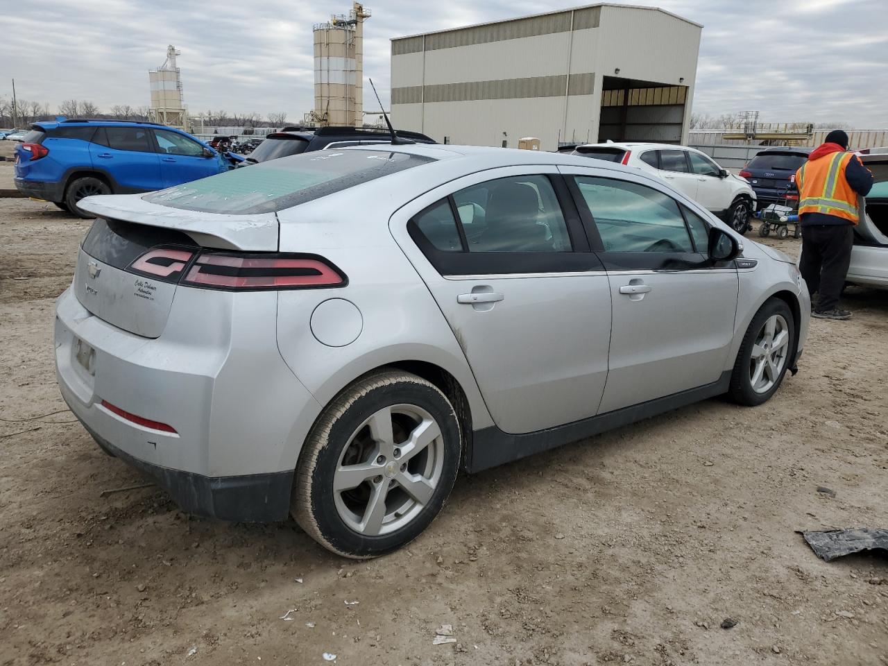 2013 Chevrolet Volt VIN 1G1RA6E47DU113602 Copart auction photo, mechanical damage thumbnail 3