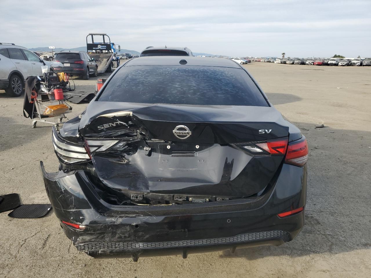 2020 Nissan Sentra VIN 3N1AB8CV6LY246438 Copart auction photo, rear end / front end damage thumbnail 6