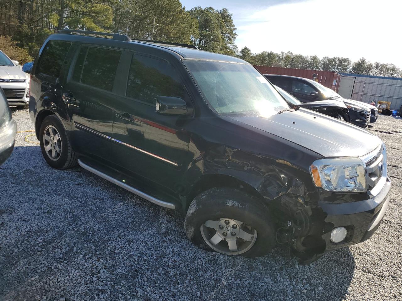 2011 Honda Pilot VIN 5FNYF4H91BB099508 Copart auction photo, side damage thumbnail 4