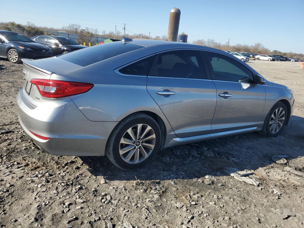 2015 Hyundai Sonata VIN 5NPE34AF2FH126296 Copart auction photo, front end damage thumbnail 3