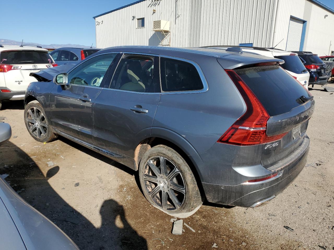 2021 Volvo XC60 VIN YV4102RL7M1813152 Copart auction photo, front end / frame damage damage thumbnail 2