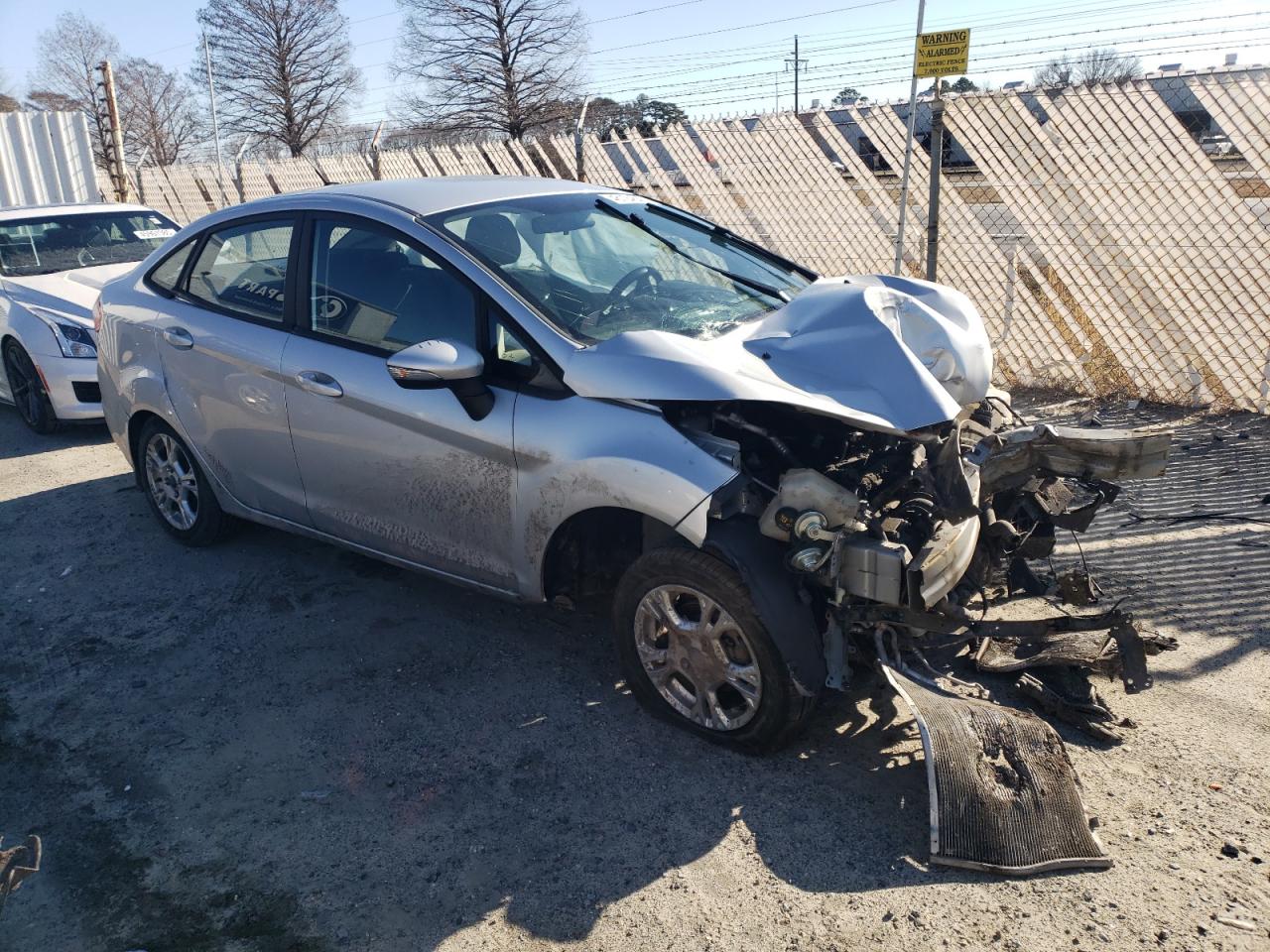 2015 Ford Fiesta VIN 3FADP4BJ1FM139169 Copart auction photo, front end damage thumbnail 4