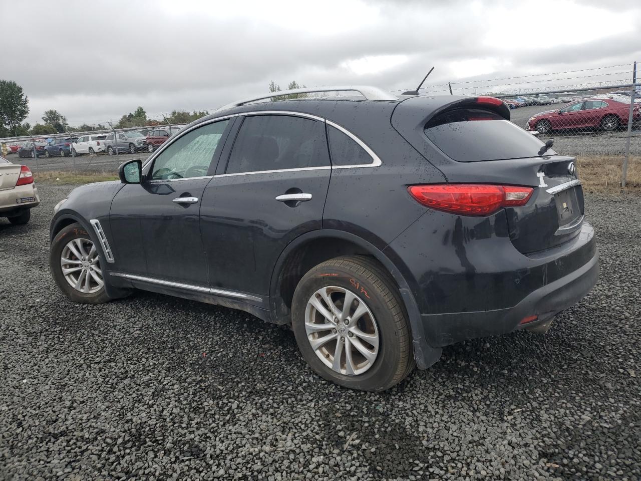 2011 Infiniti FX VIN JN8AS1MW3BM730908 Copart auction photo, front end / undercarriage damage thumbnail 2