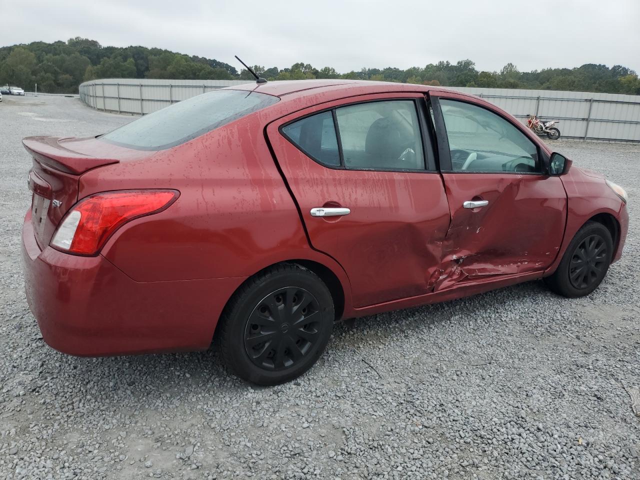 2017 Nissan Versa VIN 3N1CN7AP6HL801598 Copart auction photo, side damage thumbnail 3