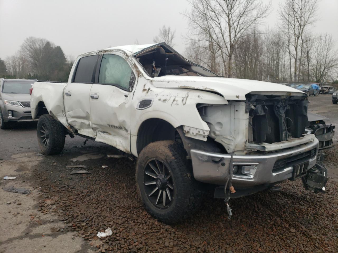 2016 Nissan Titan VIN 1N6BA1F48GN514775 Copart auction photo, all over damage thumbnail 4