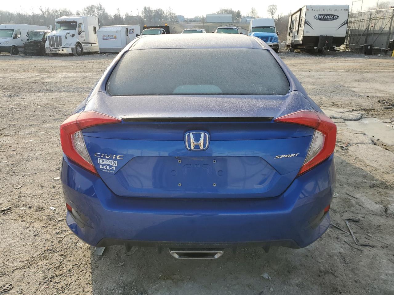 2021 Honda Civic VIN 2HGFC2F81MH504912 Copart auction photo, front end damage thumbnail 6