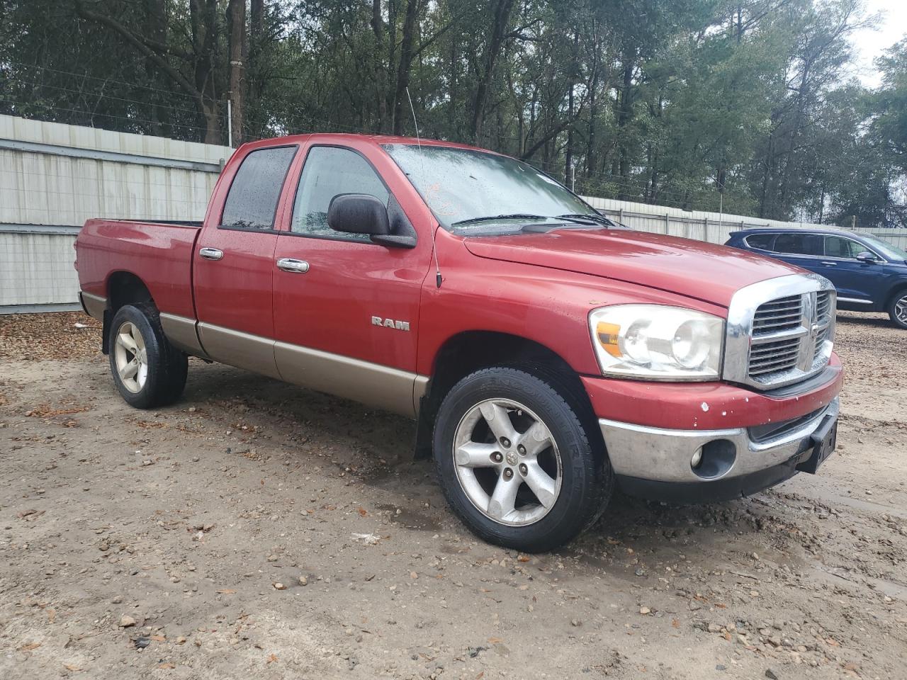 2008 Dodge RAM VIN 1D7HU18N38J160382 Copart auction photo, side damage thumbnail 4