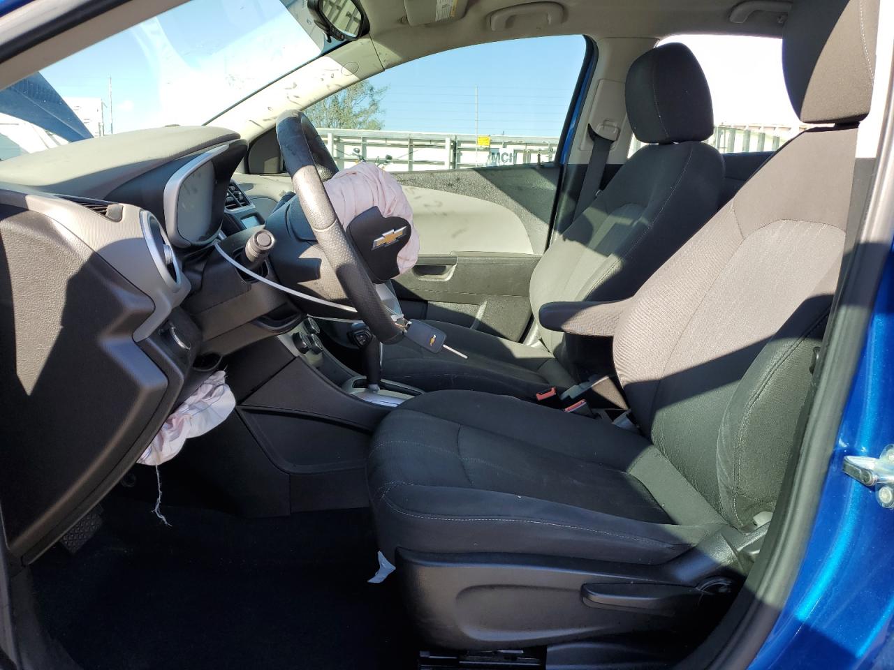 2017 Chevrolet Sonic VIN 1G1JD5SH9H4132003 Copart auction photo, front end damage thumbnail 7