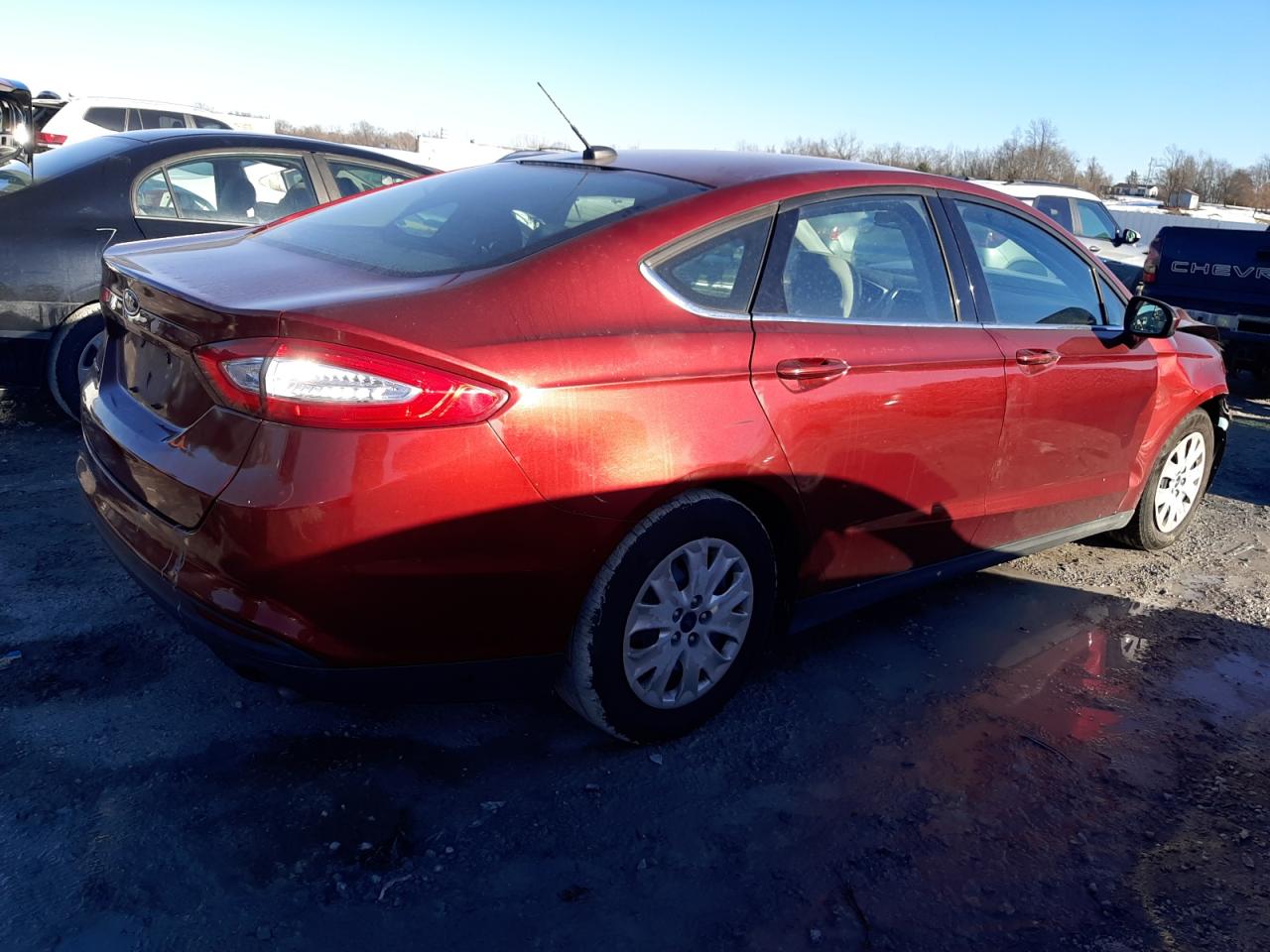 2014 Ford Fusion VIN 3FA6P0G78ER218290 Copart auction photo, front end / mechanical damage thumbnail 3