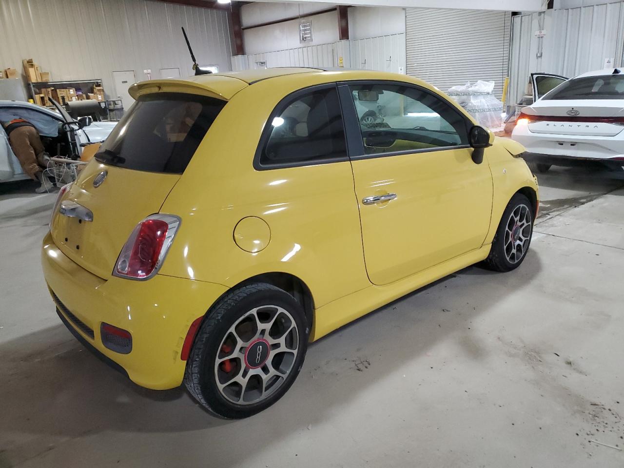 2012 Fiat 500 VIN 3C3CFFBR5CT106028 Copart auction photo, front end / minor dent/scratches damage thumbnail 3