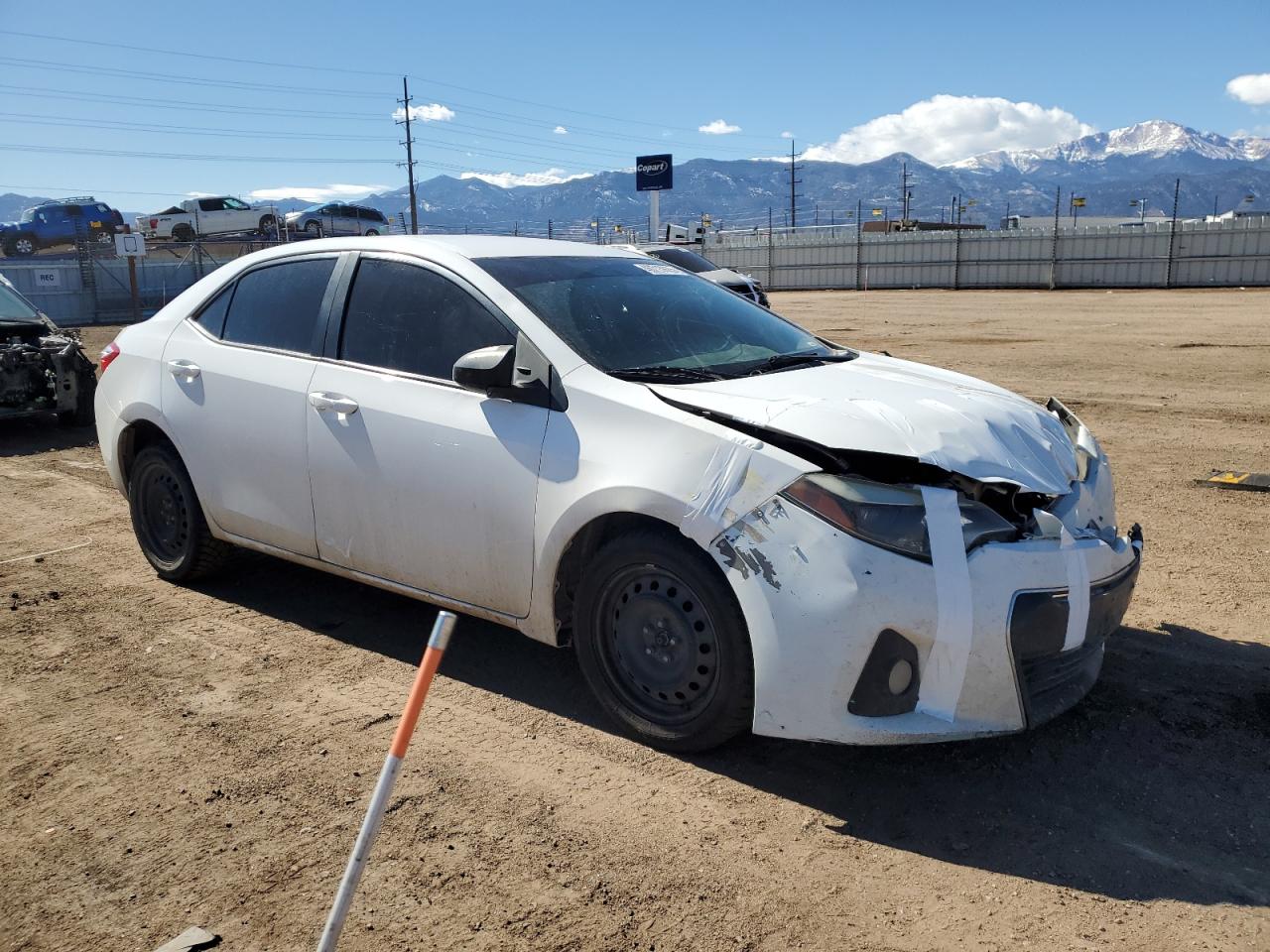 2016 Toyota Corolla VIN 2T1BURHE9GC678151 Copart auction photo, front end damage thumbnail 4