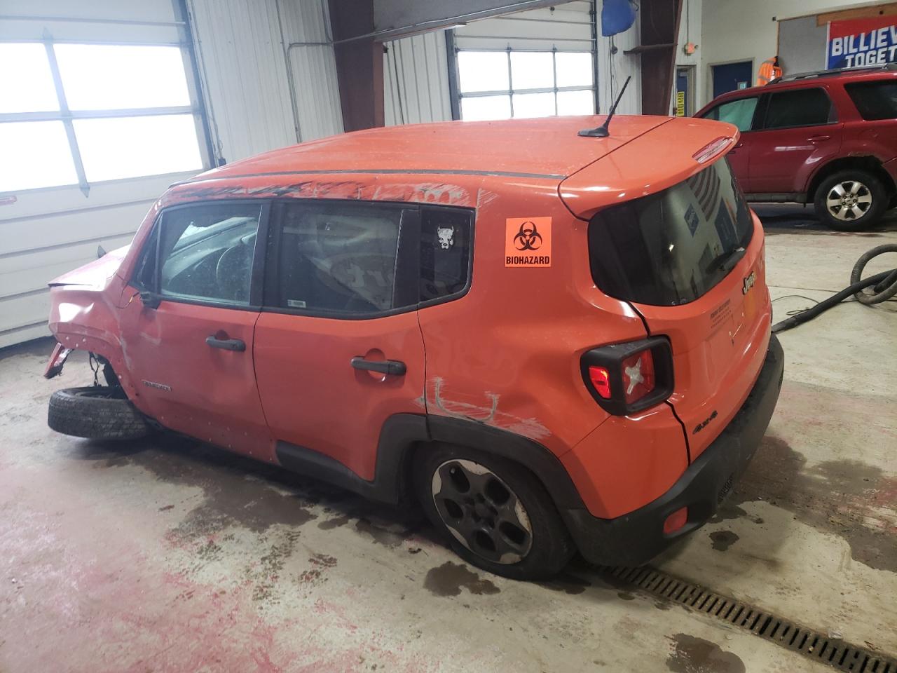 2015 Jeep Renegade VIN ZACCJBAT4FPC23580 Copart auction photo, front end damage thumbnail 2