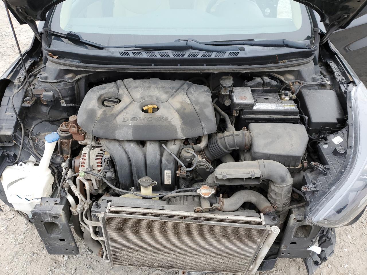 2011 Hyundai Elantra VIN 5NPDH4AE3BH025668 Copart auction photo, front end damage thumbnail 11