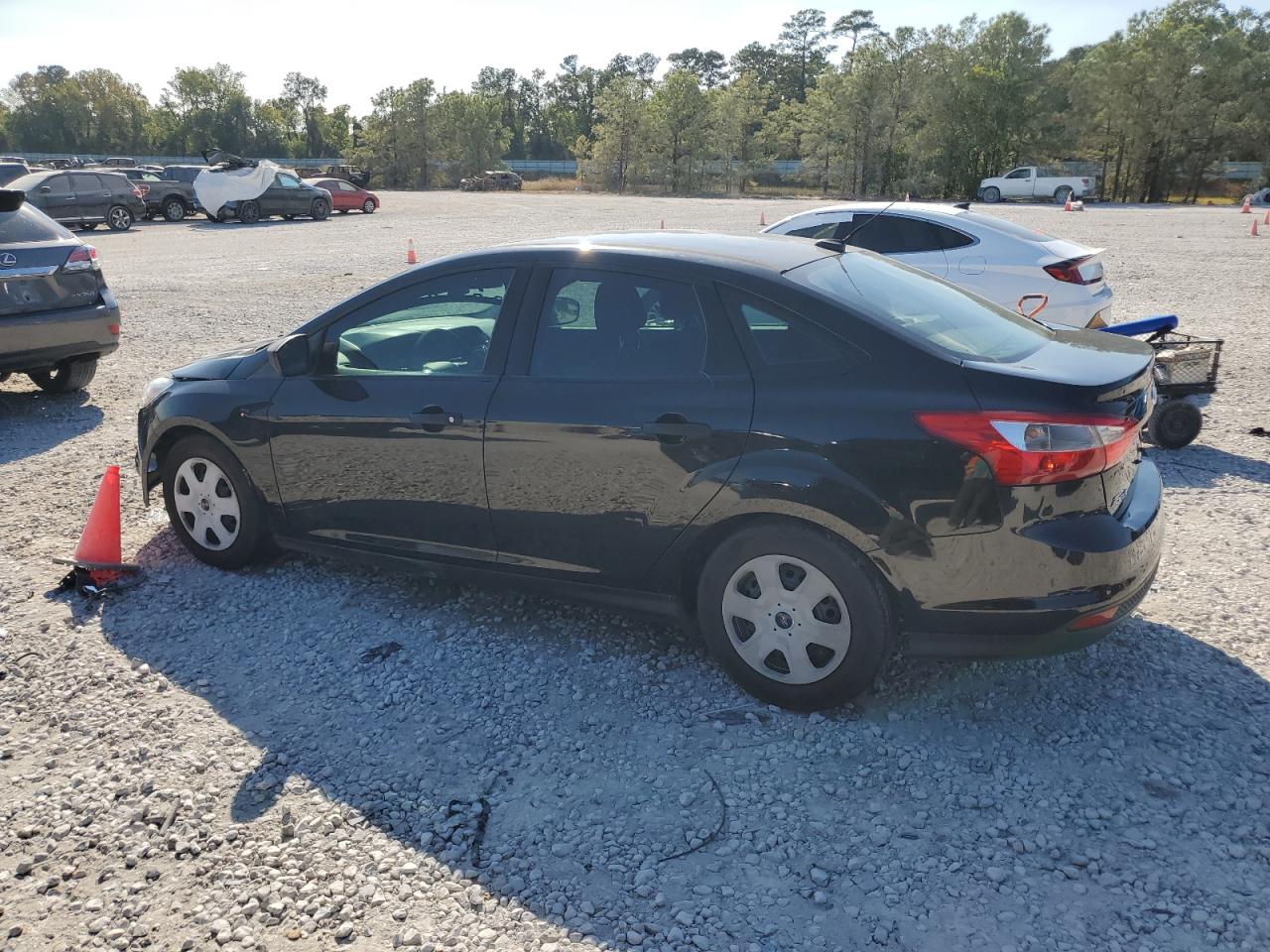 2014 Ford Focus VIN 1FADP3E27EL293562 Copart auction photo, side damage thumbnail 2