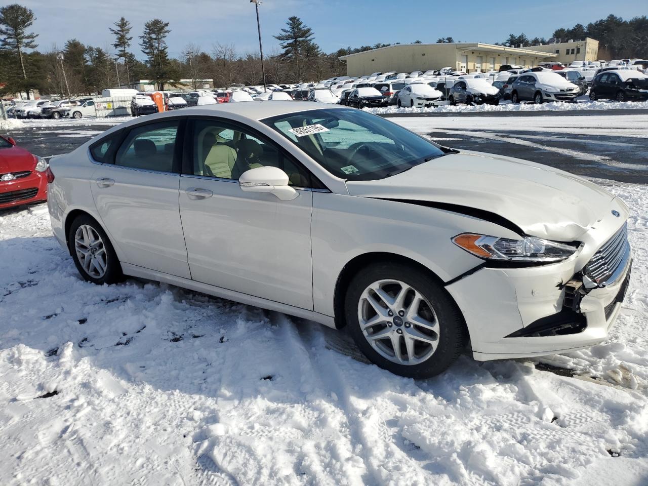 2014 Ford Fusion VIN 1FA6P0H73E5356868 Copart auction photo, front end / minor dent/scratches damage thumbnail 4