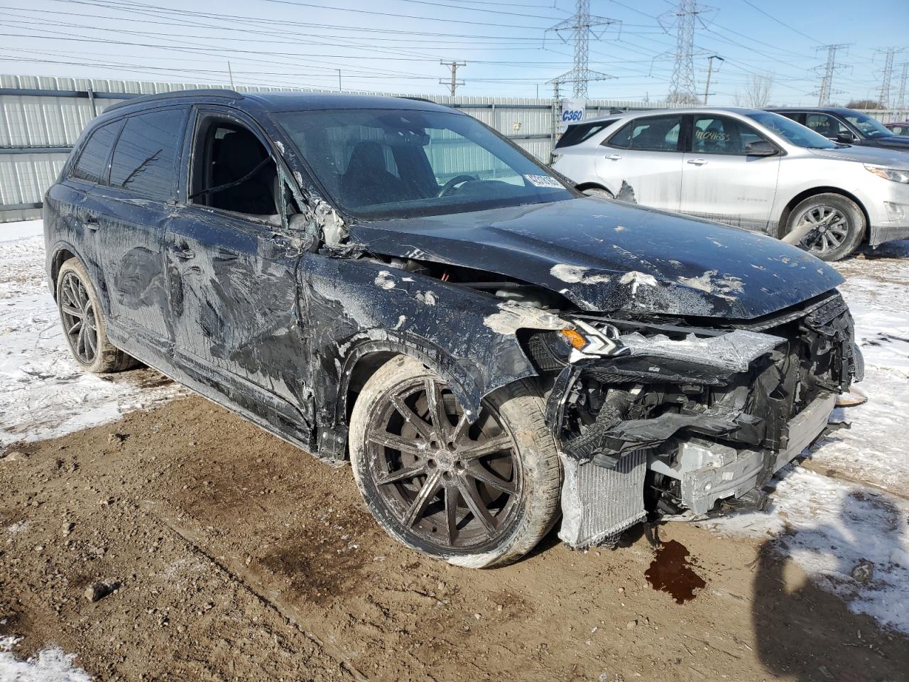 2021 Audi SQ7 VIN WA1AWBF72MD010301 Copart auction photo, front end / side damage thumbnail 4