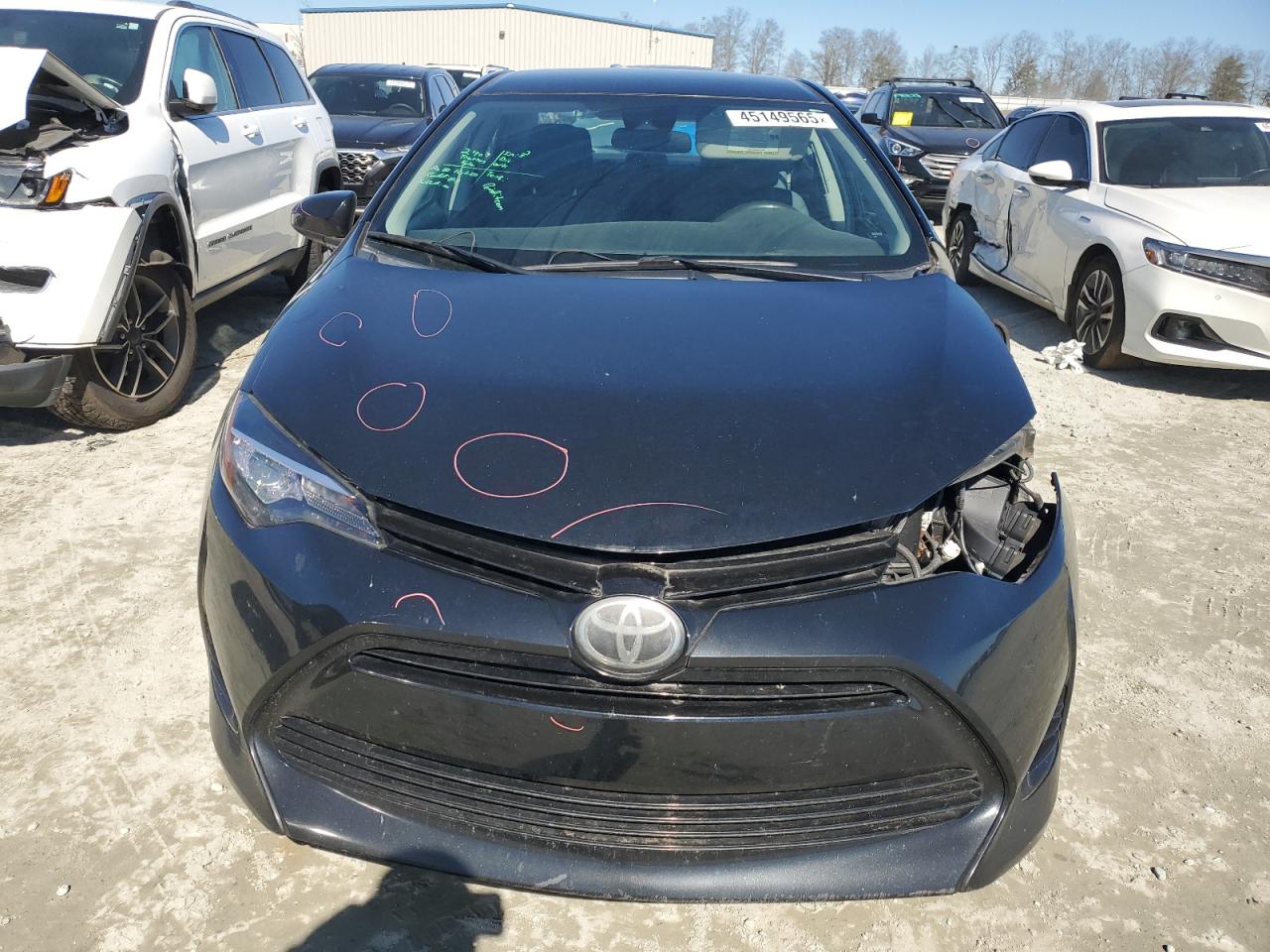 2017 Toyota Corolla VIN 2T1BURHE7HC799956 Copart auction photo, front end damage thumbnail 5