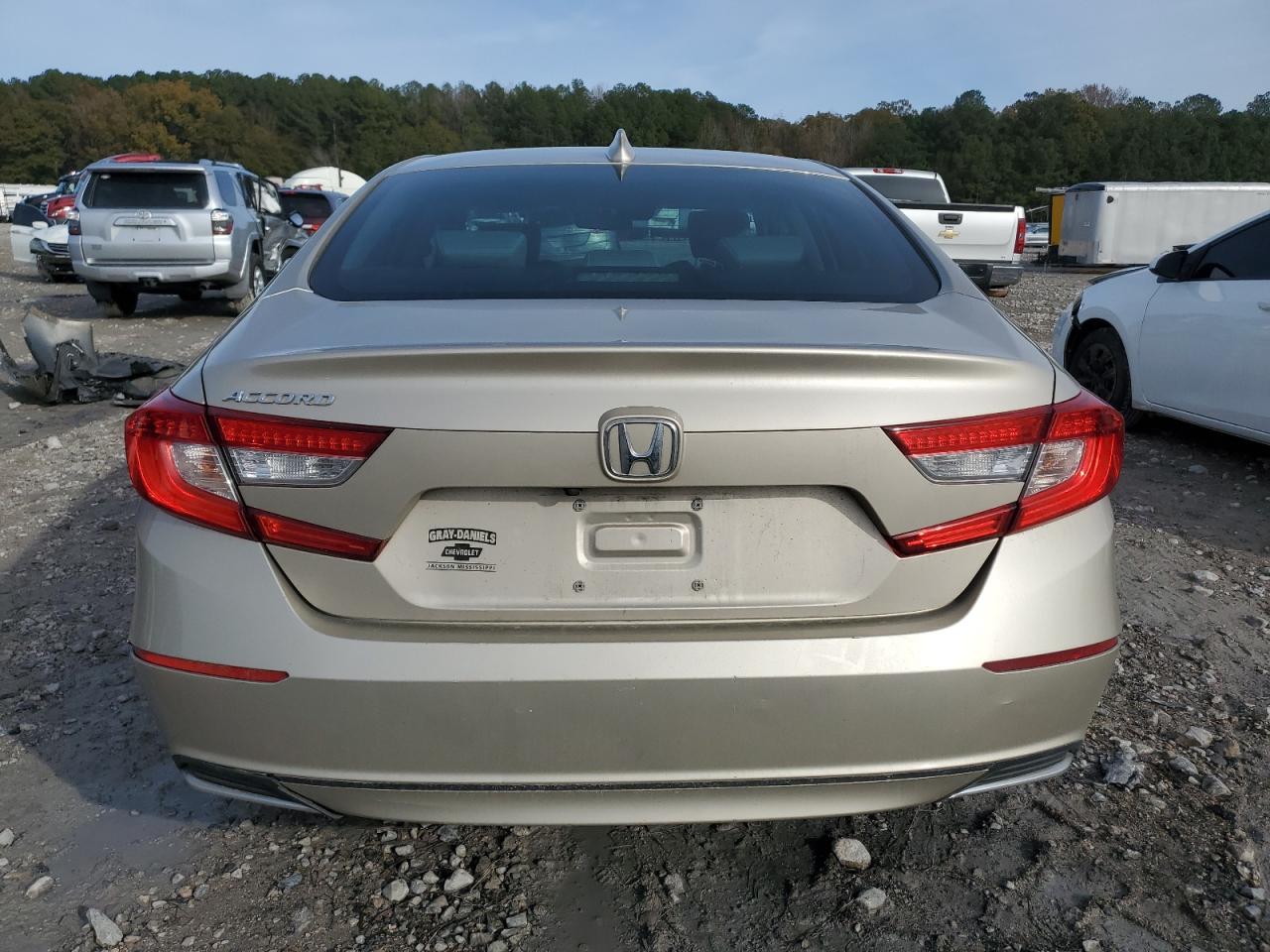 2019 Honda Accord VIN 1HGCV1F44KA010821 Copart auction photo, front end / minor dent/scratches damage thumbnail 6