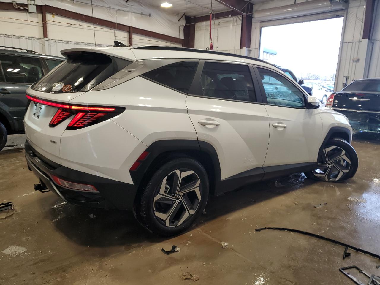 2024 Hyundai Tucson VIN 5NMJFCDE8RH336812 Copart auction photo, front end / undercarriage damage thumbnail 3