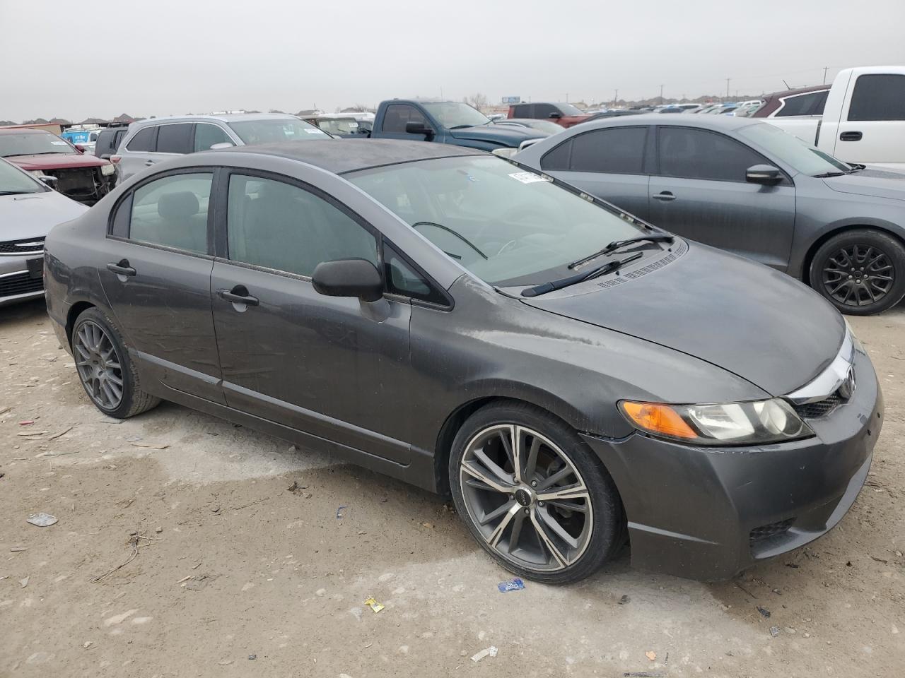 2009 Honda Civic VIN 2HGFA16389H340554 Copart auction photo, mechanical / front end damage thumbnail 4