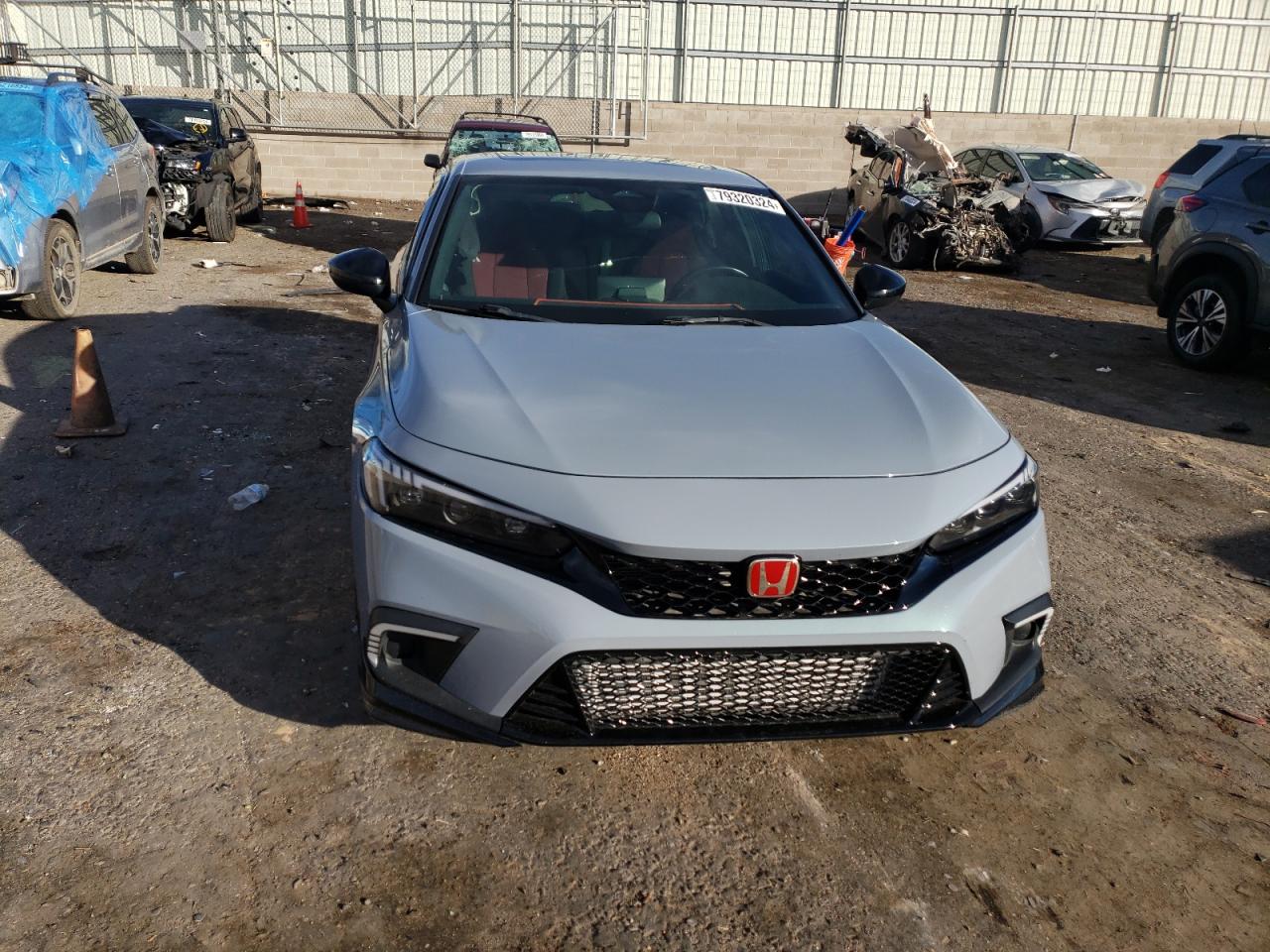 2022 Honda Civic VIN 2HGFE1E58NH474823 Copart auction photo, rear end / undercarriage damage thumbnail 5