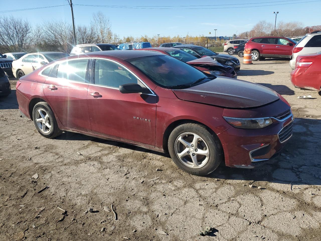 2016 Chevrolet Malibu VIN 1G1ZB5ST1GF197928 Copart auction photo, mechanical / minor dent/scratches damage thumbnail 4