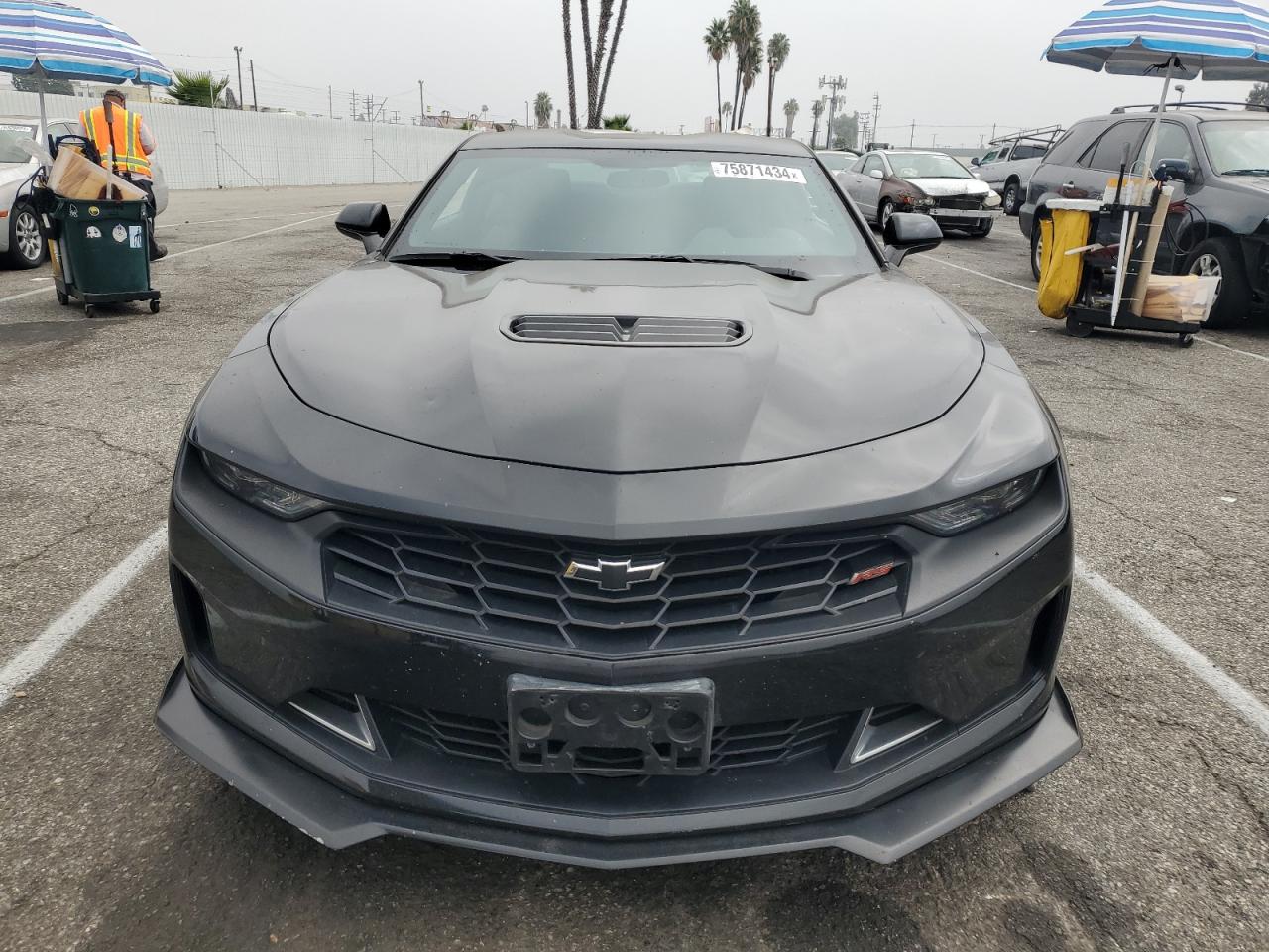 2022 Chevrolet Camaro VIN 1G1FF1R71N0105757 Copart auction photo, rear end damage thumbnail 5