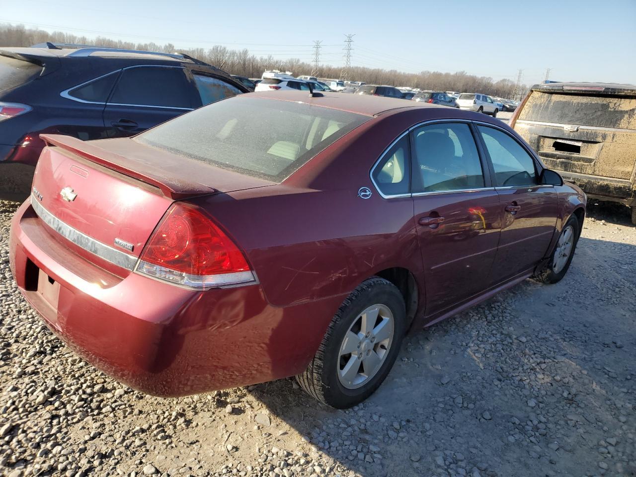 2009 Chevrolet Impala VIN 2G1WT57K391125753 Copart auction photo, side / front end damage thumbnail 3