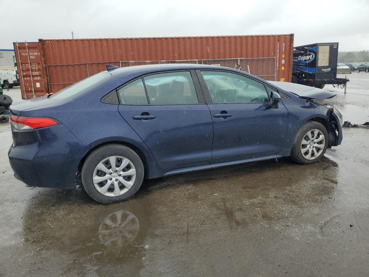 2021 Toyota Corolla VIN 5YFEPMAE2MP187014 Copart auction photo, front end damage thumbnail 3
