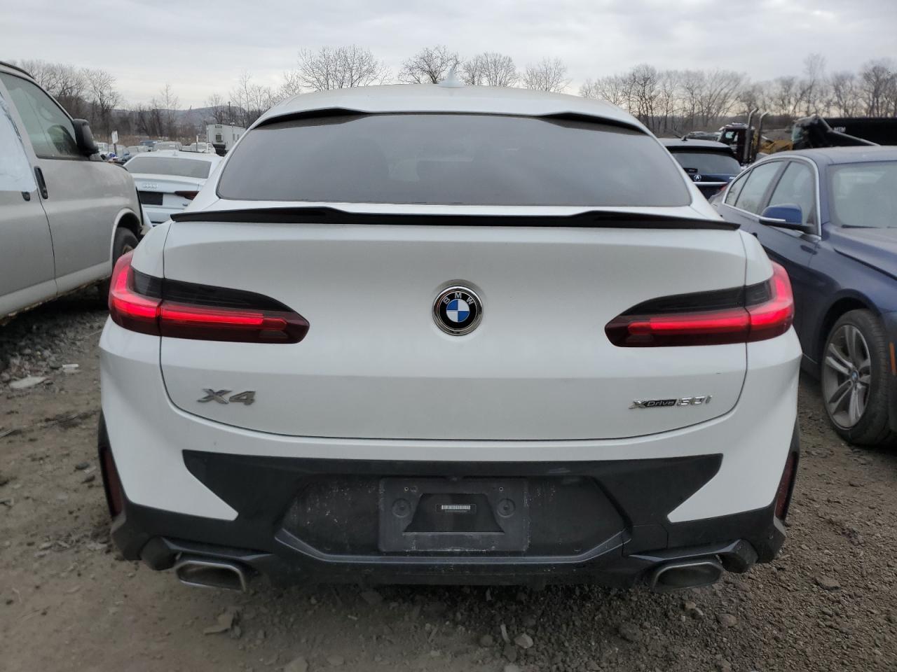 2022 BMW X4 VIN 5UX33DT03N9M03382 Copart auction photo, side damage thumbnail 6