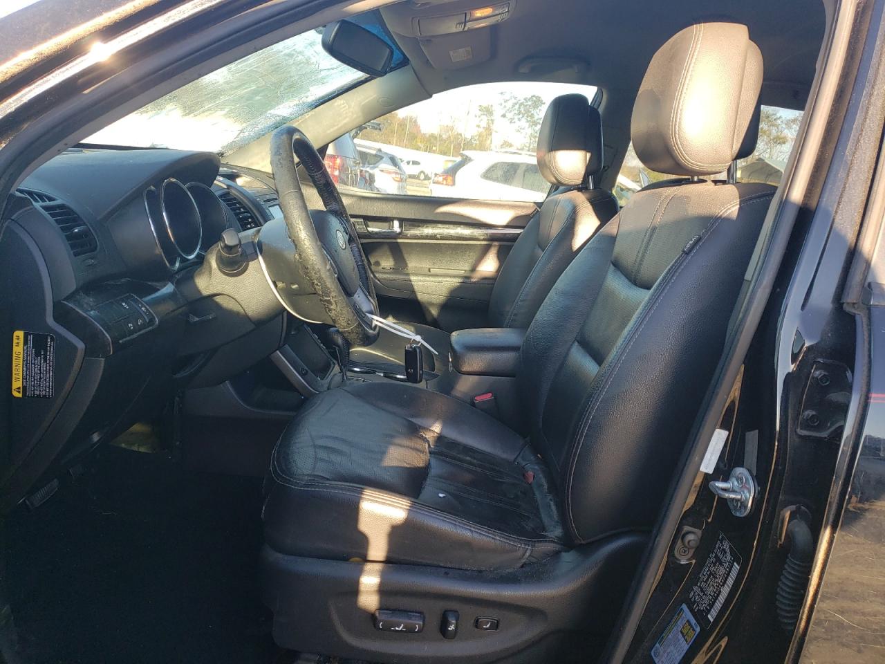 2013 KIA Sorento VIN 5XYKU3A68DG387124 Copart auction photo, front end / side damage thumbnail 7