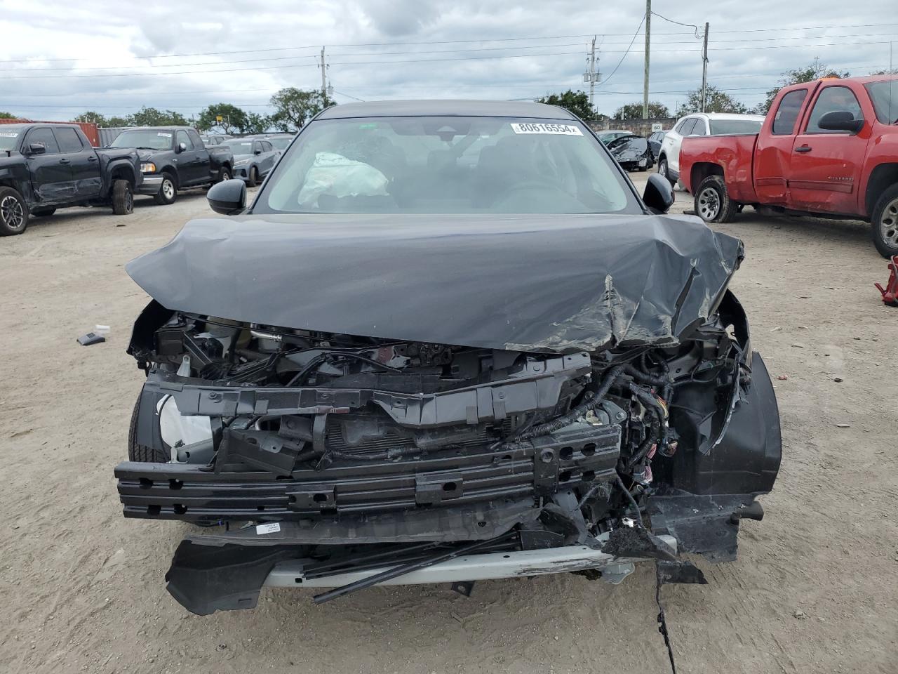 2024 Nissan Sentra VIN 3N1AB8BV8RY280794 Copart auction photo, front end / side damage thumbnail 5