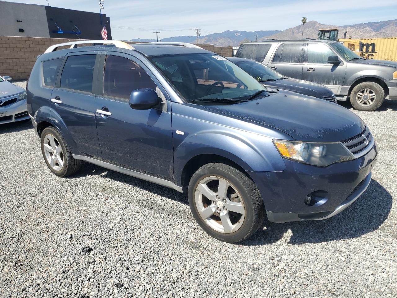 2007 Mitsubishi Outlander VIN JA4MS41X77U004980 Copart auction photo, rear end damage thumbnail 4