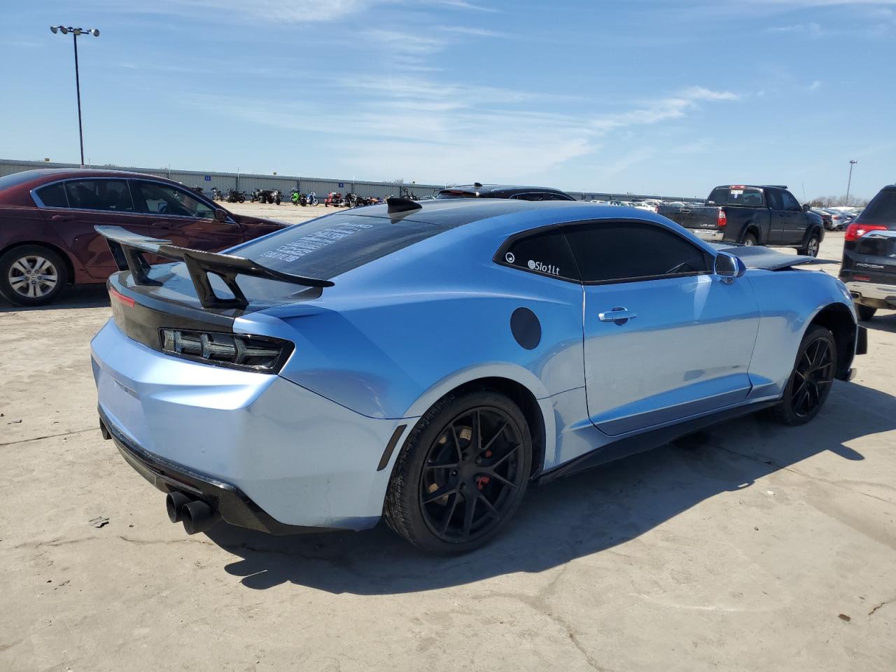 2018 Chevrolet Camaro VIN 1G1FB1RS6J0131278 Copart auction photo, front end damage thumbnail 3