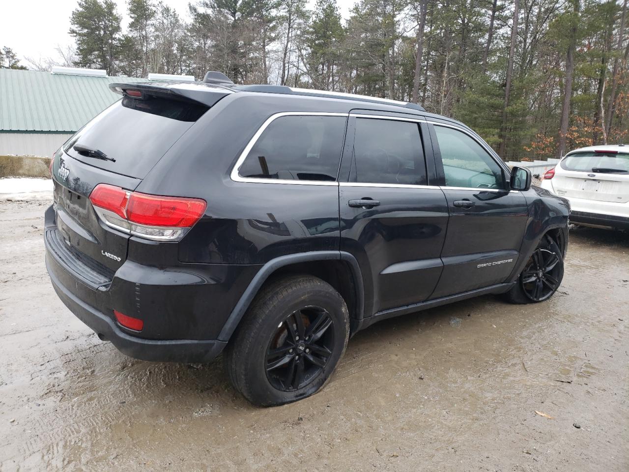2014 Jeep Grand Cherokee VIN 1C4RJFAG6EC472034 Copart auction photo, undercarriage / front end damage thumbnail 3