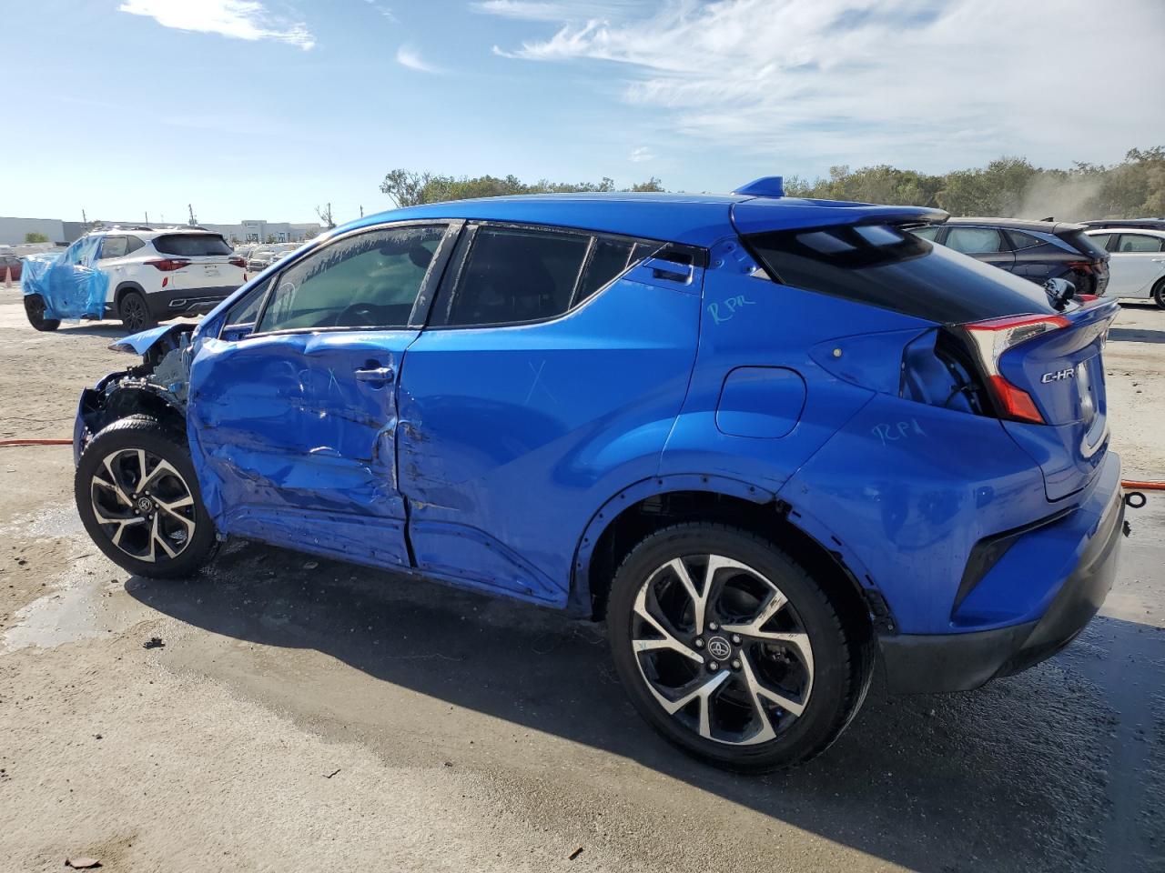 2018 Toyota C-HR VIN JTNKHMBX3J1003386 Copart auction photo, all over damage thumbnail 2