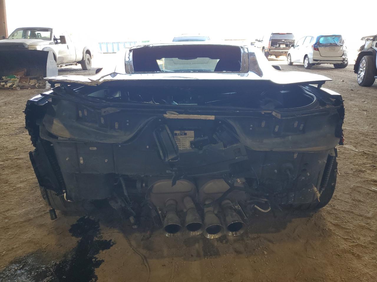 2017 Chevrolet Corvette VIN 1G1Y12D7XH5113769 Copart auction photo, rear end / side damage thumbnail 6