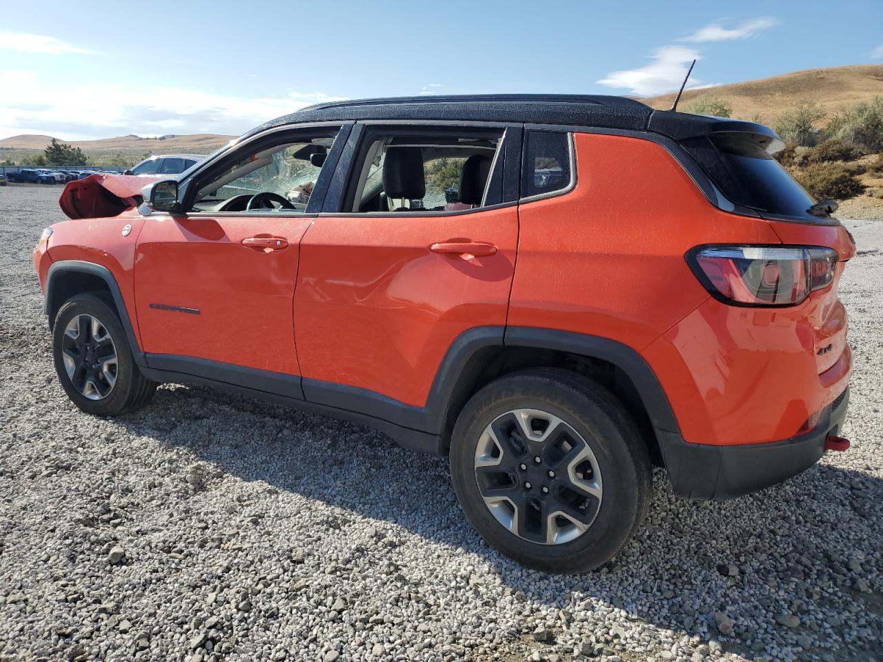 2018 Jeep Compass VIN 3C4NJDDB8JT239855 Copart auction photo, front end damage thumbnail 2